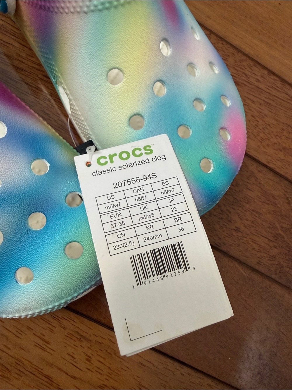 NEW Crocs Classic Solarized Clog M5/W7 - Picture 3 of 9